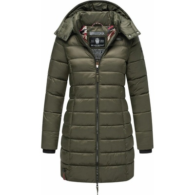Marikoo ABENDSTERNCHEN Дамско капитонирано палто с качулка, маслинено зелено (M-W-107.ABENDSTERNCHEN.402-olive)