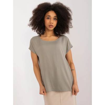 Blouse D73761Z10978Q-khaki hnedá Sublevel