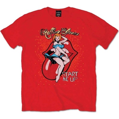 The Rolling Stones Start me up Red L Риза (<![CDATA[RSTEE21MR03]]>)