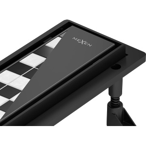 Mexen Flat Abs Flat ABS линеен канал 2в1 70 см, черен - 1769070 (1769070)
