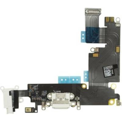 AppleKing nabíjecí a audio flex konektor pro iPhone 6 Plus - bílý