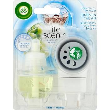 Air Wick Air Wick Life Scents Electric Aroma Diffuser Linen in the Air - Освежител за въздух комплект 19 ml (67675645)