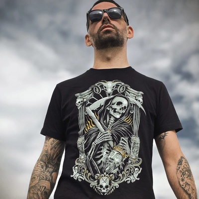 Мъжка тениска hyraw - kings die too - 254ts05