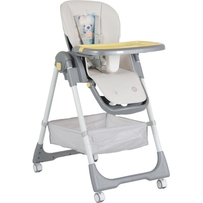 Moni Столче за хранене Moni - Raffy, жълто (111009)