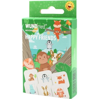 WUNDmed Dětské náplasti Happy Friends 10 ks