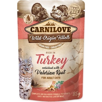 Carnilove Cat Turkey Enriched & Valerian 85 g