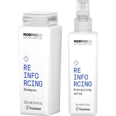 Kazeta Framesi Morphosis Reinforcing šampon 250 ml + sprej reinforcing 150 ml