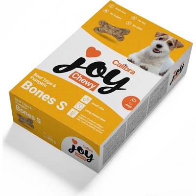 Calibra Joy Dog Chewy Beef Tripe & Pumpk. Bones S 900 g