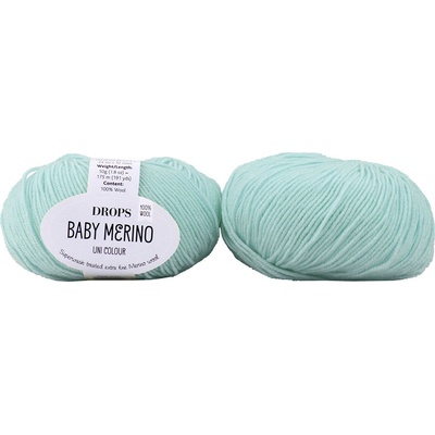 Drops Baby Merino 43 světlá šedozelená
