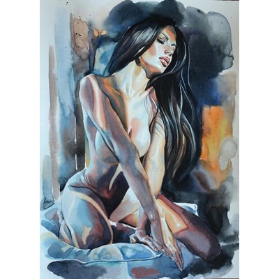 Norimpex diamantové malování Akt ženy 30 x 40 cm – Sleviste.cz
