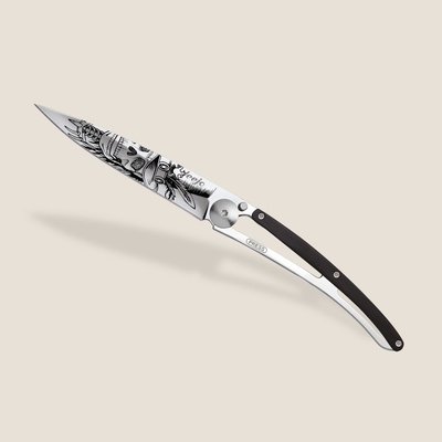 Deejo 1AB103 37g mirror Dandy Skull ebony wood
