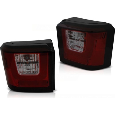 ZADNÍ SVĚTLA, SVĚTLOMETY VW T4, LED BAR, ČERVENOKOUŘOVÉ