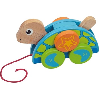 Andreu Toys Дървена играчка за дърпане Andreu Toys - Костенурка (16358)