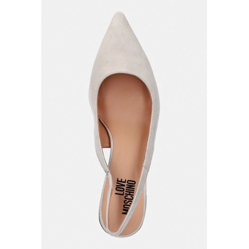 Love Moschino Велурени обувки с тънък ток Love Moschino (JA10336G1OJA0110)