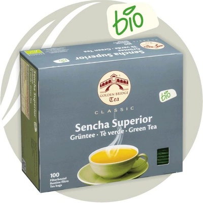 Golden Bridge Tea Sencha superior zelený čaj 100 x 1,6 g