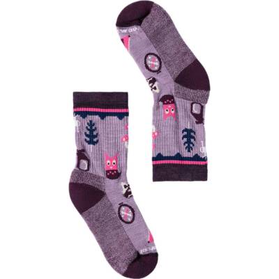 Smartwool Hike Classic Colorblock Crew Purple Dawn