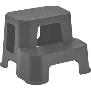 HORECANO KIDS-Табуретка-стълба 39, 5x38, 4x28, 3cm АНТРАЦИТ (6108-A) (014866)
