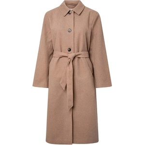 PIECES Палто Pieces Aya coat - Beige (Greige / Melange)