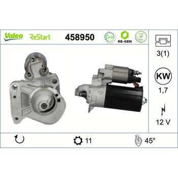 Štartér VALEO 458950