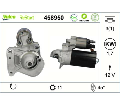 Štartér VALEO 458950