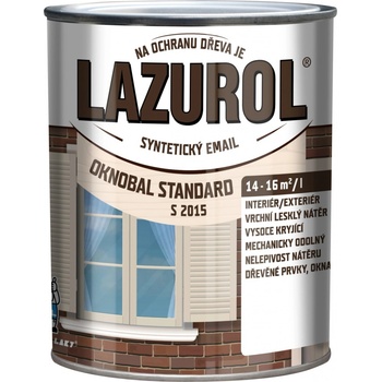 Lazurol Na okná Standard S2015 email 600ml biely