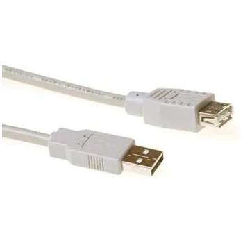 ACT usb 2.0 a мъжки към usb a женски 1 м Слонова кост sb2199 (sb2199)