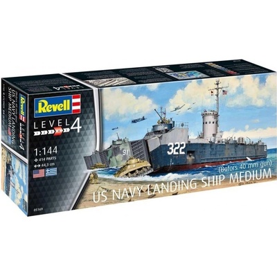 US Navy Landing Ship Medium Bofors 40mm Gun 1:144