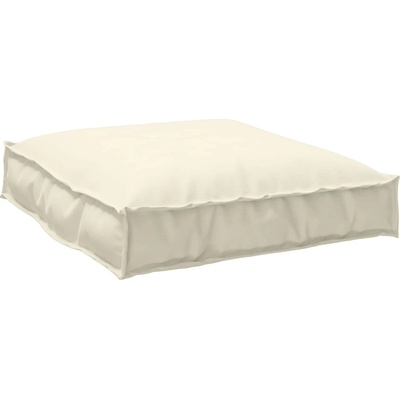 vidaXL Възглавница Крем 70 x 70 x 12 cm Оксфордска тъкан (42001500)