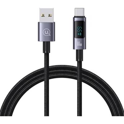 USAMS SUFENG кабел за данни USB - Type-C, 120cm, ЗЕЛЕН SJ673USB01 (SJ673USB01)