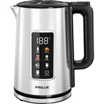 Finlux Електрическа кана Finlux FK-17326 SSD, вместимост 1.7 l, въртене на 360°, двойни стени, 1850W, инокс (FK-17326 SSD) Електрически кани