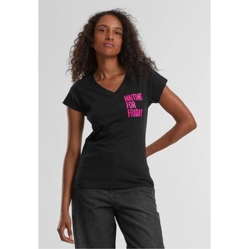 Mister Tee Тениска Ladies Waiting For Friday Box Tee black XSUB-MT2517-00007 - Камуфлаж, размер XS