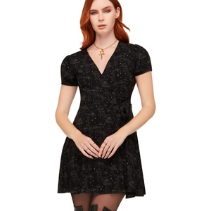 KILLSTAR дамска рокля KILLSTAR - Garden Of Venom - Black/Grey - KSRA014268