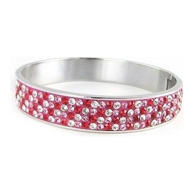 Prosperk náramek ocelový Swarovski krystalky S4243