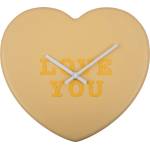 Karlsson Стенен часовник Heart Candy Love You светложълт (KA5985LY)