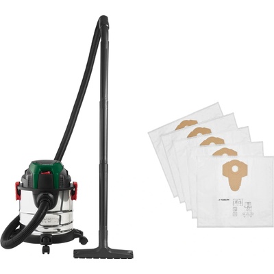 Parkside® Vysávač na mokré a suché vysávanie PWD 12 B1 + Filtračné vrecká z netkanej textílie, 5 kusov (800013739)