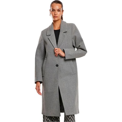 Urban classics Палто Urban classics Basic coat - Grey (Dark Grey Melange)