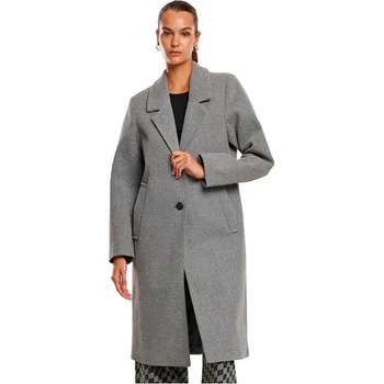 Urban classics Палто Urban classics Basic coat - Grey (Dark Grey Melange)
