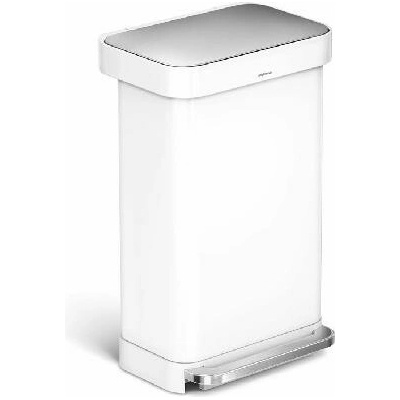 Simplehuman - 45 l. s vreckom na sáčky, biela CW2027