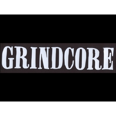 Zádovka GRINDCORE nápis
