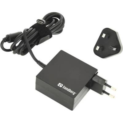 Захранване (заместител) Sandberg 135-72, универсално, 20.3V/3A/65W, USB-C, EU+UK (135-72)