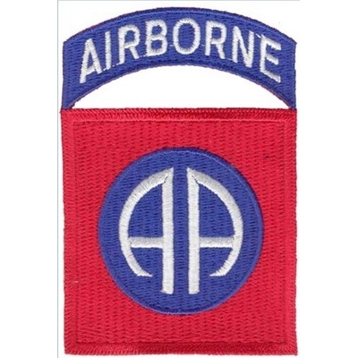 Made In USA Nášivka 82ND AIRBORNE barevná