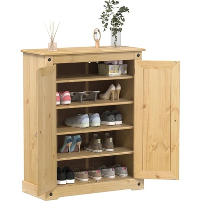 VidaXL Corona 86 x 38,5 x 108 cm masivní borové dřevo