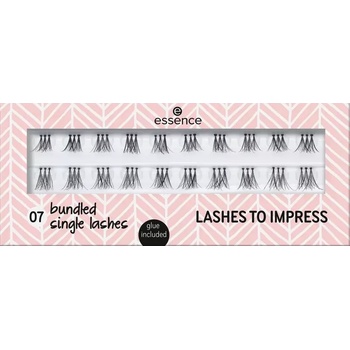 Essence Изкуствени мигли Lashes To Impress, 07 Bundled Single Lashes, 20 броя