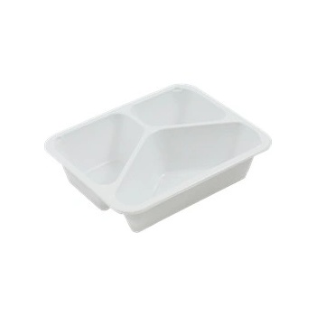 ECOFOL Plastová zatavovací miska 3D bílá PP 227x178x50 mm ideal pack® bal/50 ks