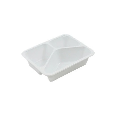 ECOFOL Plastová zatavovací miska 3D bílá PP 227x178x50 mm ideal pack® bal/50 ks