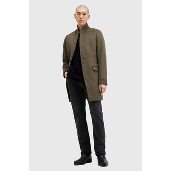 AllSaints Палто с вълна AllSaints HARGROVE COAT в зелено преходен модел M038OB (M038OB)