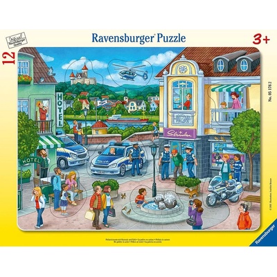 Ravensburger Пъзел Ravensburger от 12 части - Полицейска операция с Хана и Ерик (05176)