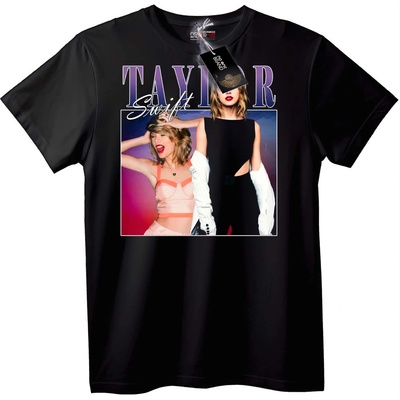 NOONEBRAND Тениска Тейлър Суифт - XS, Black