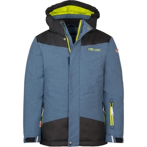 TROLLKIDS Детско ски яке Trollkids Kid's Norefjell Jacket Ski jacket - Mystic Blue / Glow Green - размер 92 (EU) (703-2546-0811)