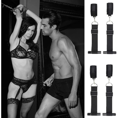 Shots Toys Регулируеми ограничители за врата Black & White